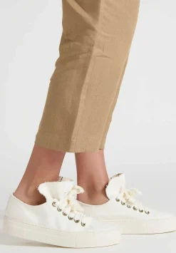 Uma Wang Linen Sneakers In Off White