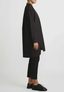 Jan-Jan Van Essche Organic Cotton & Hemp Long Shirt In Black