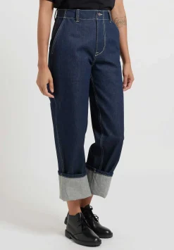 Toogood Organic Denim ''Ironmonger'' Jeans In Indigo Blue