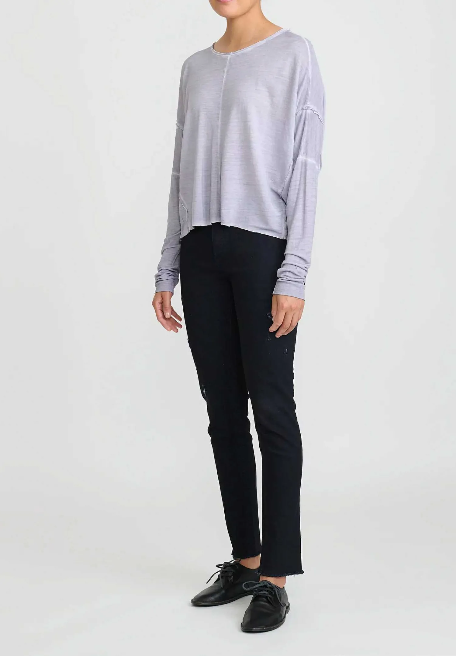 Umit Unal Oversized Short Top In Grey