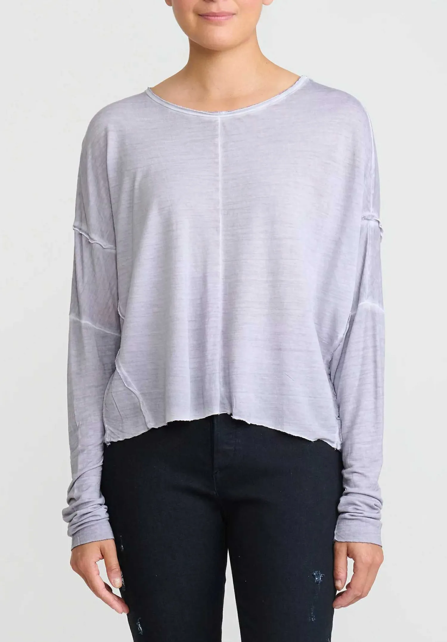 Umit Unal Oversized Short Top In Grey