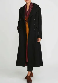 Masnada Oversized Smoulder Duster In Copper & Red