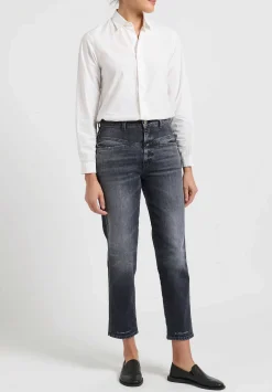 Closed Pedal Pusher'' Jeans In Dark Grey