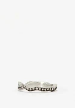 TAP by Todd Pownell Platinum, Diamond Wavy Eternity Band