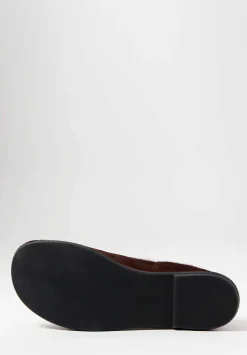 The Row Pony Hair Canal Slip On Loafers In Brown
