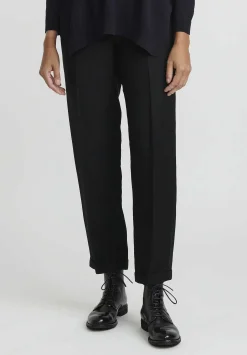 Antonelli Rhondiola Tapered Pants In Nero Black