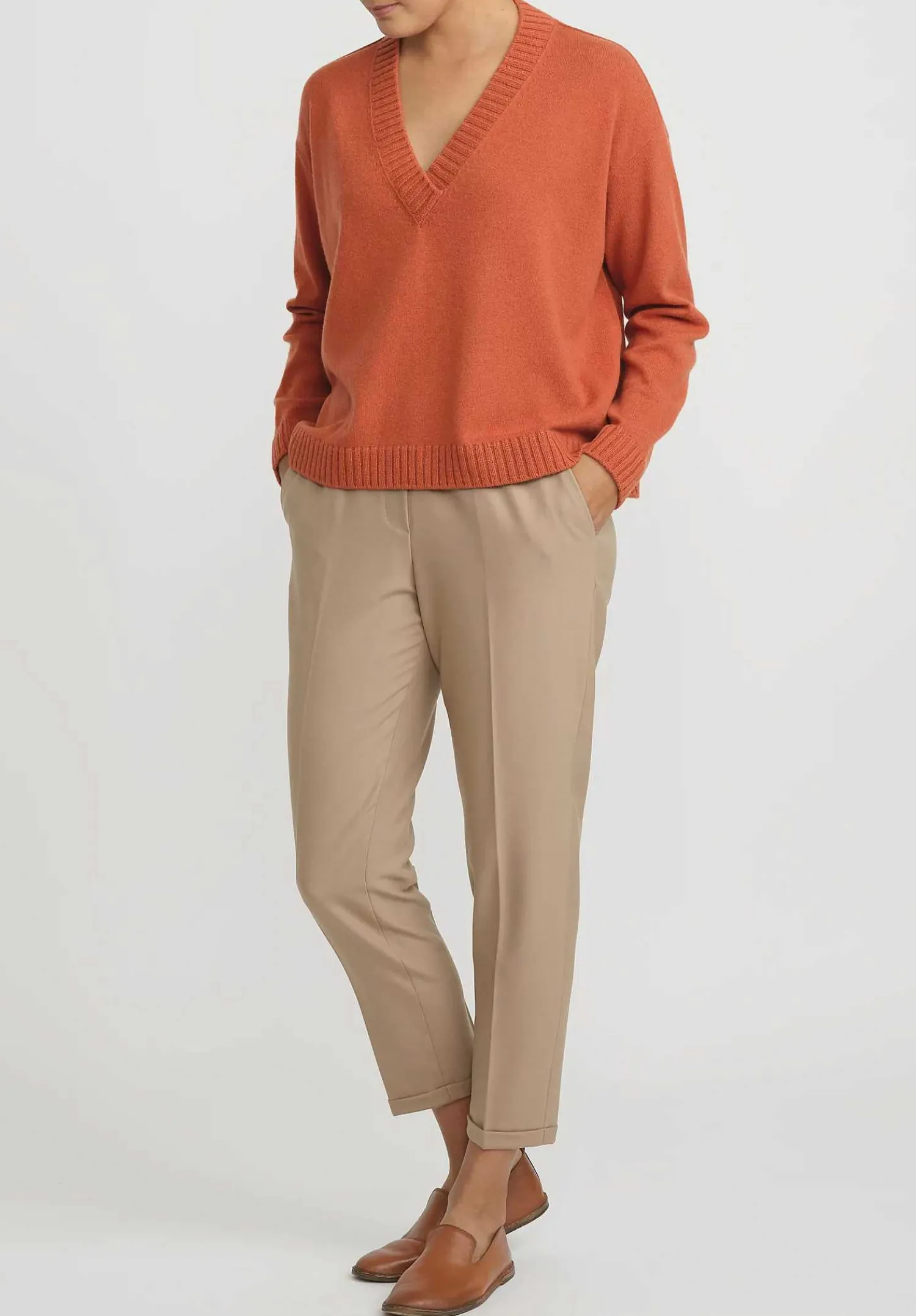 Antonelli Rosalba Pants In Tan