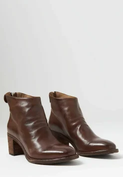 Officine Creative Sarah Ignis Bootie In Cigar Brown