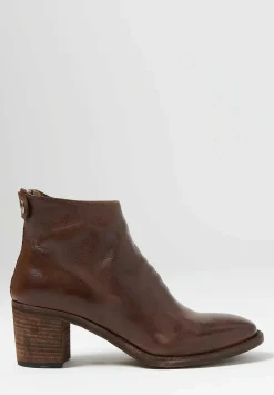 Officine Creative Sarah Ignis Bootie In Cigar Brown