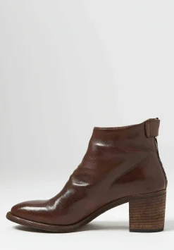 Officine Creative Sarah Ignis Bootie In Cigar Brown
