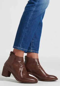Officine Creative Sarah Ignis Bootie In Cigar Brown