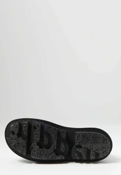 Trippen Sheepskin & Leather Transform Shoe In Black