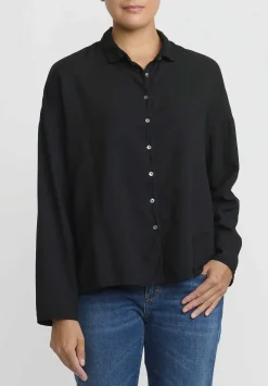 Album di Famiglia Short Collar Shirt In Black