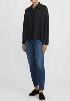 Album di Famiglia Short Collar Shirt In Black