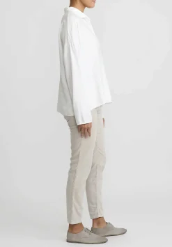 Album di Famiglia Short Collar Shirt In Milk White
