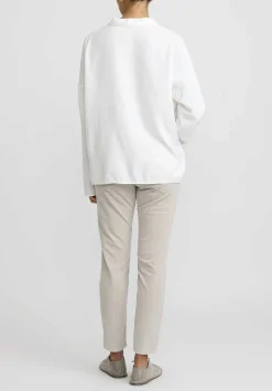 Album di Famiglia Short Collar Shirt In Milk White