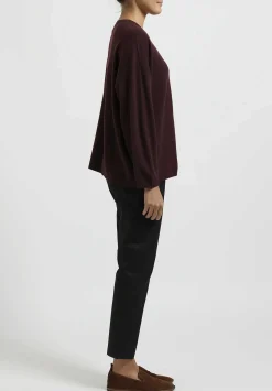 Hania New York Short Sasha Sweater In Bakelite Brown