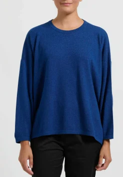 Hania New York Short Sasha Sweater In Noss Blue
