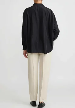 Antonelli Silk Cocco Shirt In Black