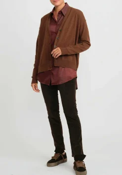 Uma Wang Silk Evaristo Tavella Shirt In Dark Red