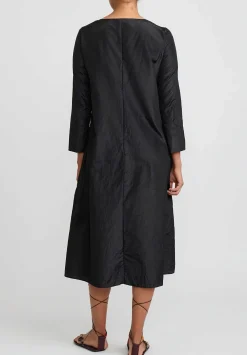 The Row Silk Martha Dress In Black