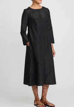 The Row Silk Martha Dress In Black