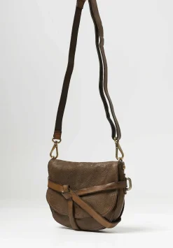 Campomaggi Simple Knot Crossbody Bag In Military Green