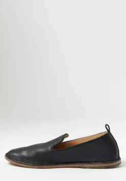 Marsèll Soft Leather Strasacco Pantafola Shoe In Black