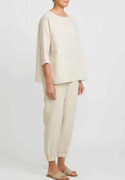 Antonelli Sonia Pants In Bone Natural