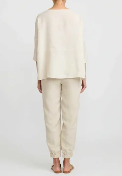 Antonelli Sonia Pants In Bone Natural