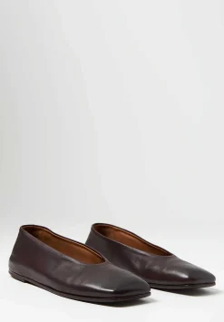 Marsèll Spatolona Ballerina Slip-On In Cioccovino Brown