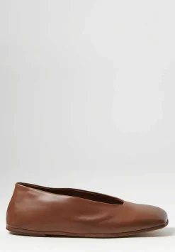 Marsèll Spatolona Ballerina Slip-On In Walnut Brown