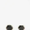 Miranda Hicks Sterling Silver Garnet Little Mineral Earrings