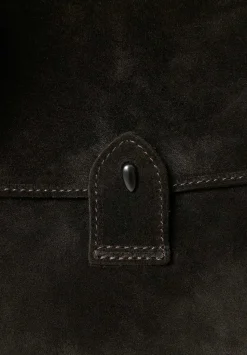 Corîu Suede Large Bitta Bag In Dark Brown