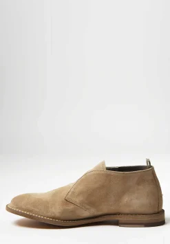 Officine Creative Suede Linzi Bootie In Nude Sapring