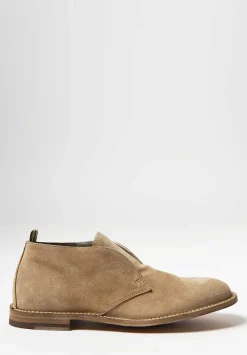 Officine Creative Suede Linzi Bootie In Nude Sapring