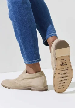 Officine Creative Suede Linzi Bootie In Nude Sapring