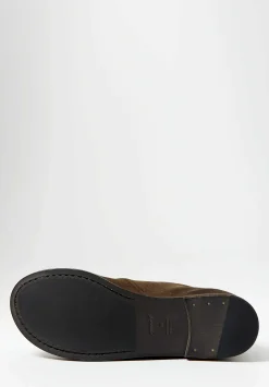 Marsèll Suede Listello Slip-On Shoe In Malta Brown