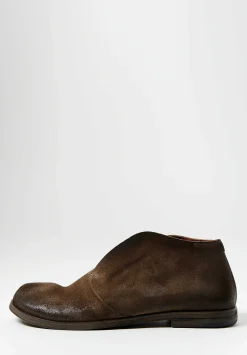 Marsèll Suede Listello Slip-On Shoe In Malta Brown