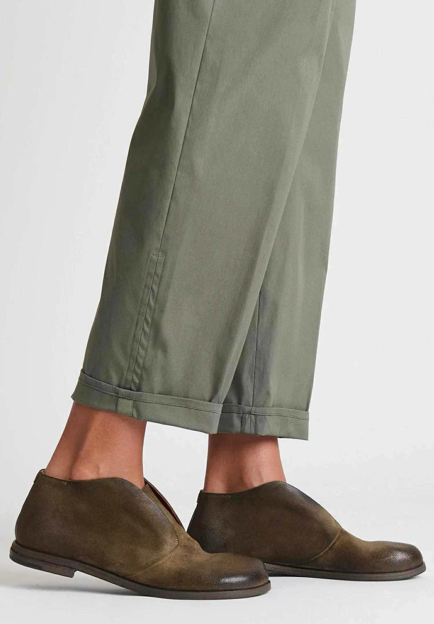 Marsèll Suede Listello Slip-On Shoe In Malta Brown