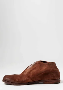 Marsèll Suede Listello Slip-On Shoe In Basalto Brown