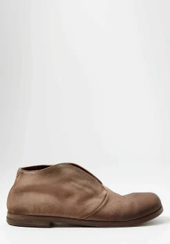 Marsèll Suede Listello Slip-On Shoe In Argilla Brown