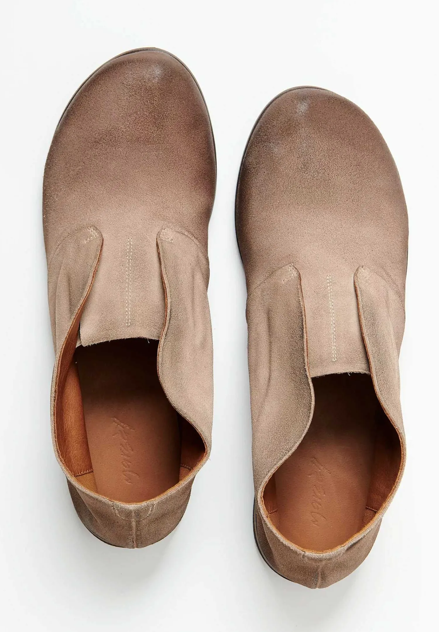 Marsèll Suede Listello Slip-On Shoe In Argilla Brown