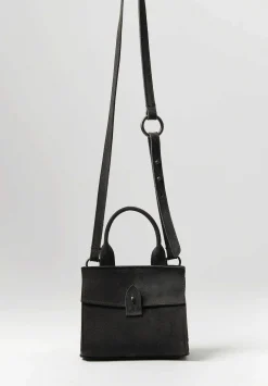 Corîu Suede Mini Bitta Crossbody Bag In Grey