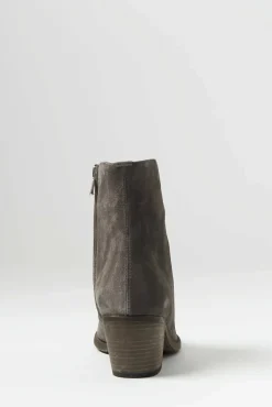 Officine Creative Suede Sherry Boot In Light Cachemire Grey