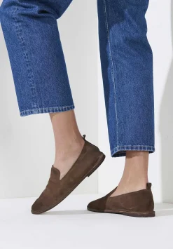 Marsèll Suede Strasacco Pantofola Shoe In Chocolate Brown