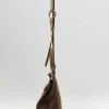 Corîu Suede Xsmall Bitta Crossbody Bag In Taupe