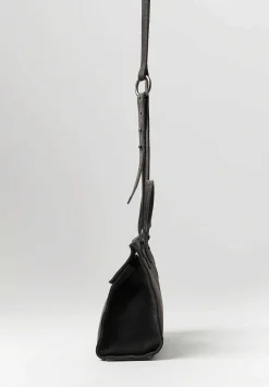 Corîu Suede Xsmall Bitta Crossbody Bag In Grey