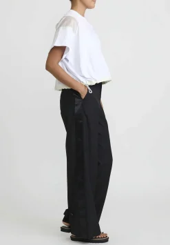 Sacai Suiting Mix Pants In Black