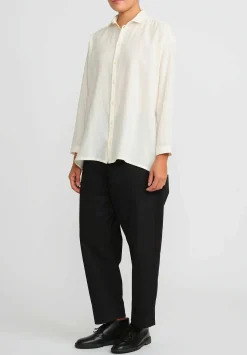Toogood The Draughtsman Cotton Herringbone Shirt In Raw White
